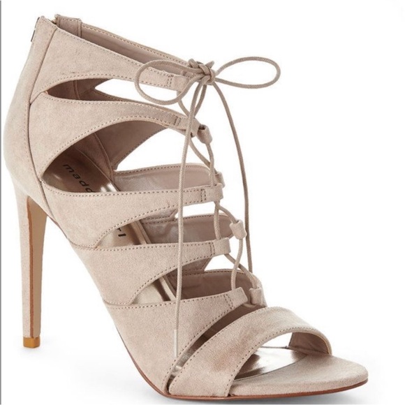 Madden Girl Taupe Fab Heals - Picture 2 of 3